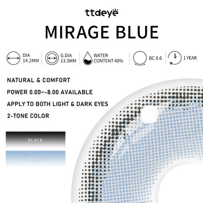 TTDeye Mirage Blue | 1 Year