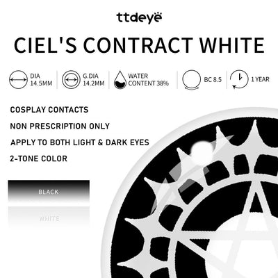 TTDeye Ciel's Contract White Style | 1 Year