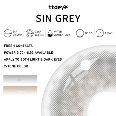 TTDeye Sin Grey | 1 Year