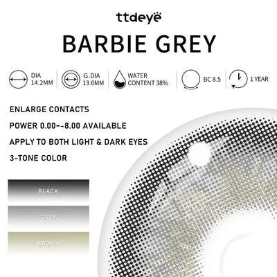 TTDeye Barbie Grey | 1 Year