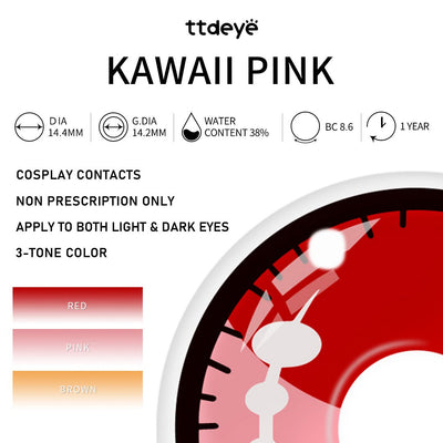 TTDeye Kawaii Pink Style | 1 Year