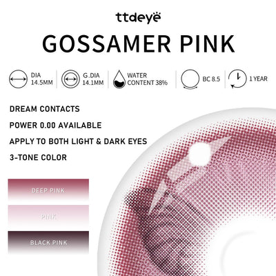 TTDeye Gossamer Pink | 1 Year