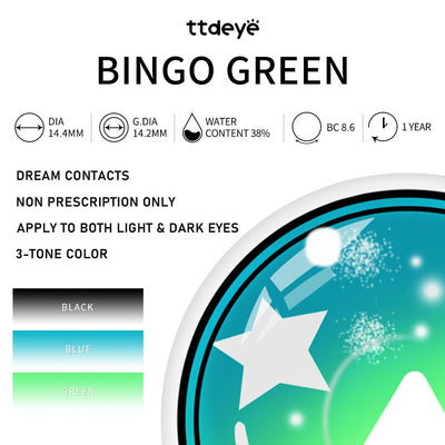 TTDeye Bingo Green | 1 Year