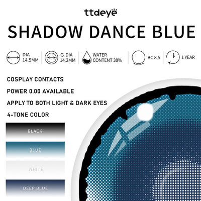 TTDeye Shadow Dance Blue | 1 Year