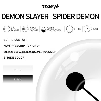 TTDeye Demon Slayer - Spider Demon Style | 1 Year