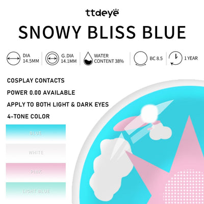 TTDeye Snowy Bliss Blue | 1 Year