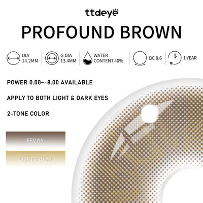 TTDeye Profound Brown | 1 Year