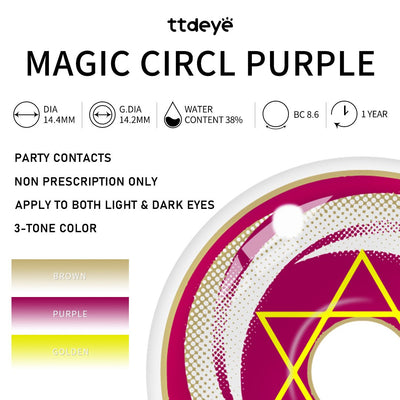 TTDeye Magic Circle Purple | 1 Year