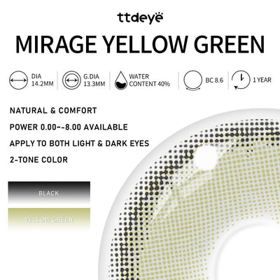 TTDeye Mirage Yellow-Green | 1 Year