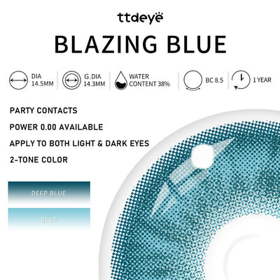 TTDeye Blazing Blue | 1 Year