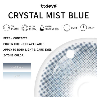 TTDeye Crystal Mist Blue | 1 Year