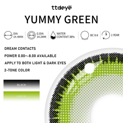 TTDeye Yummy Green | 1 Year