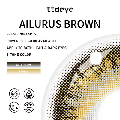 TTDeye Ailurus Brown | 1 Year