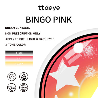 TTDeye Bingo Pink | 1 Year