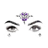 Purple Fairy Rhinestone Crystal Face Jewels