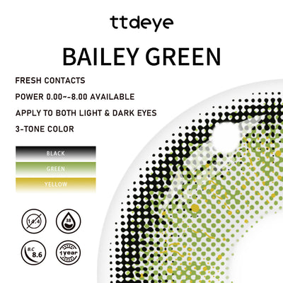 TTDeye Bailey Green | 1 Year
