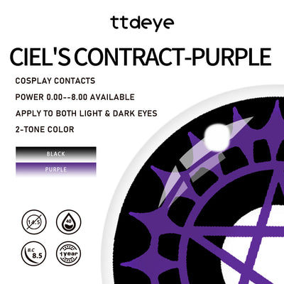 TTDeye Ciel's Contract Purple | 1 Year