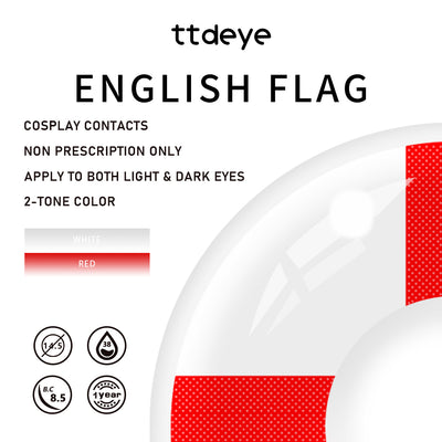 TTDeye English Flag | 1 Year