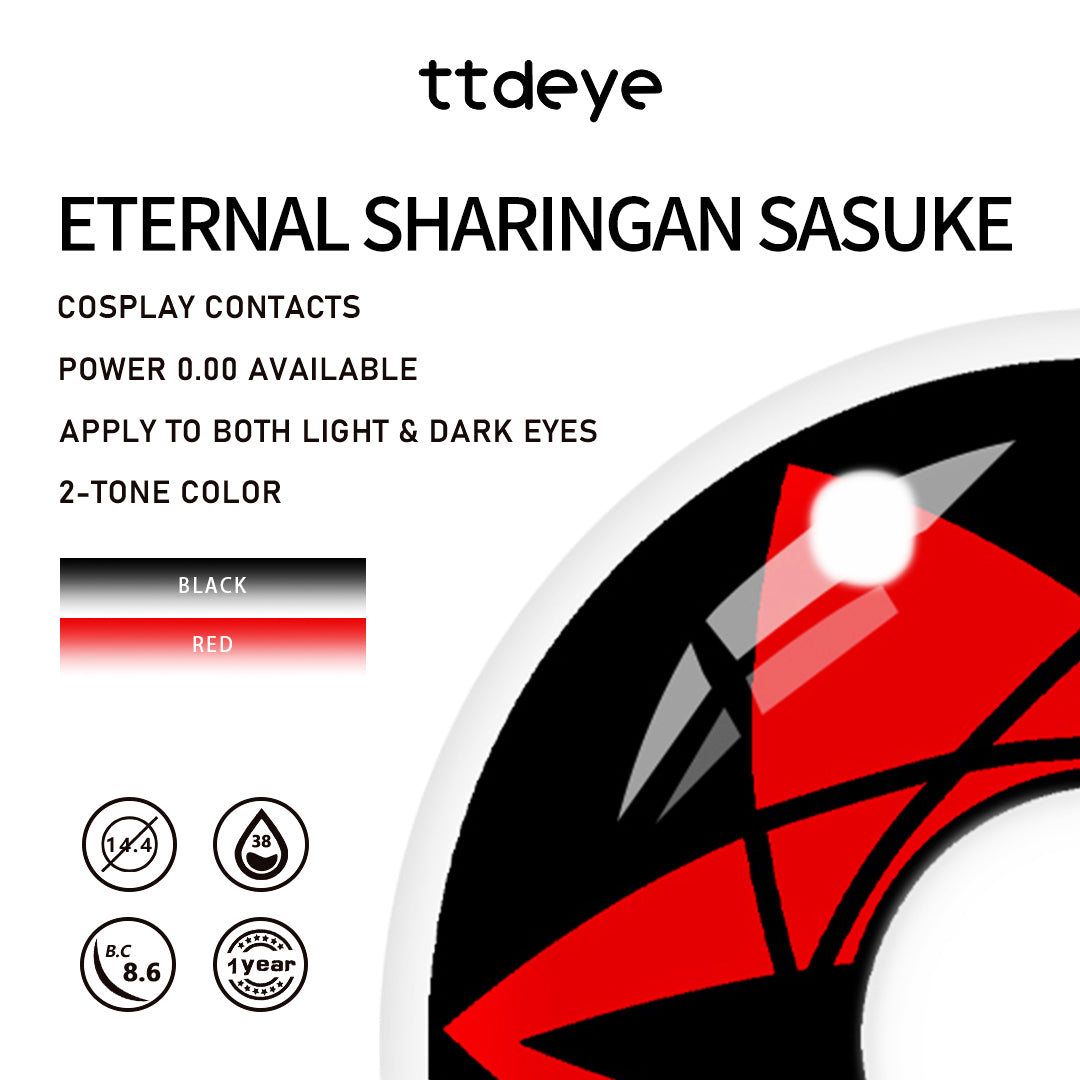 gene interfaz presupuesto TTDeye Eternal Sharingan Sasuke | 1 Year