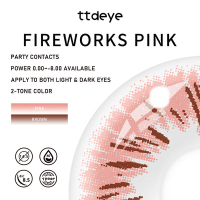TTDeye Fireworks Pink | 1 Year