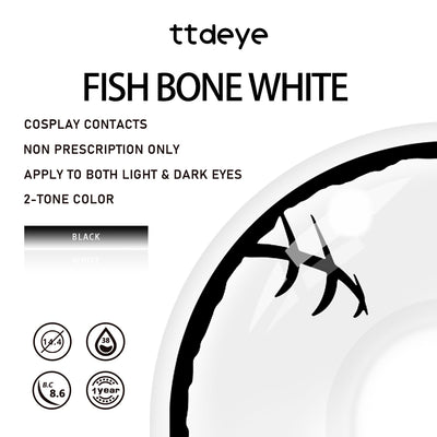 TTDeye Fishbone White | 1 Year