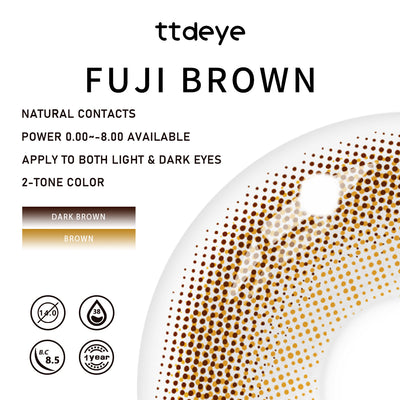 TTDeye Fuji Brown | 1 Year