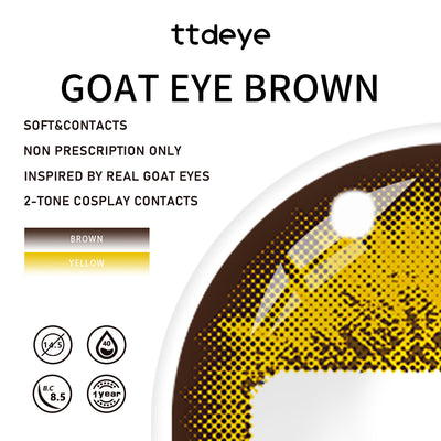 TTDeye Goat Eye Brown | 1 Year