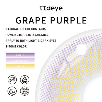 TTDeye Grape Purple | 1 Year