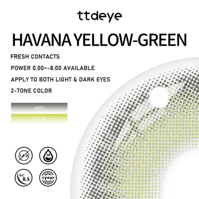 TTDeye Havana Yellow-Green | 1 Year