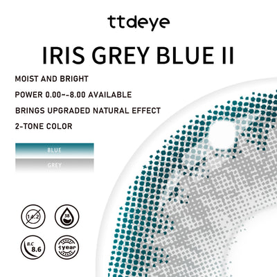 TTDeye Iris Grey-Blue II | 1 Year
