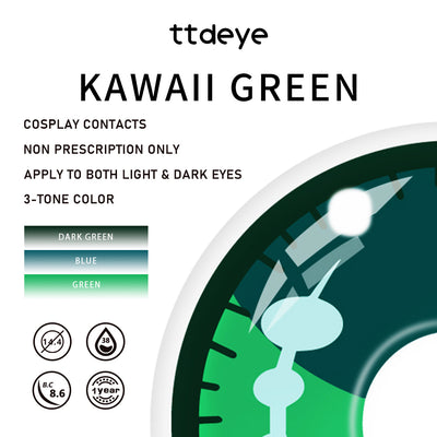 TTDeye Kawaii Green | 1 Year