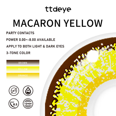 TTDeye Macaron Yellow | 1 Year