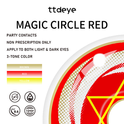 TTDeye Magic Circle Red | 1 Year