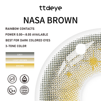 TTdeye NASA Brown | 1 Year