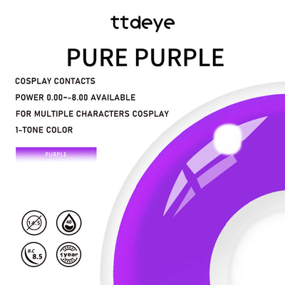 TTDeye Pure Purple | 1 Year