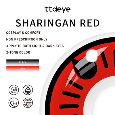 TTDeye Sharingan Red | 1 Year