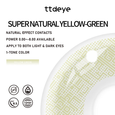 TTDeye Super Natural Yellow-Green | 1 Year