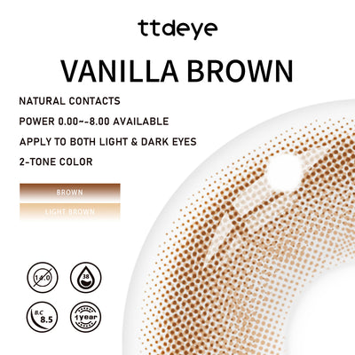TTDeye Vanilla Brown | 1 Year